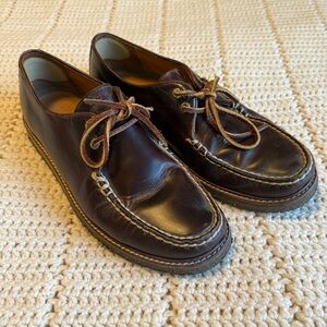 Sperry Gold Cup Captain's Oxford Crepe Sole Amaretto Leather Men's 10.5